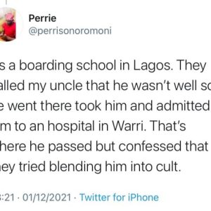 12-Year-Old Boy Allegedly Beaten To Death In Lagos For Refusing To Join A Cult (Details)